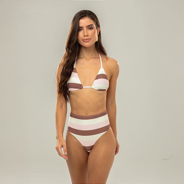 Biquíni Hot Pants Cortininha Stripes