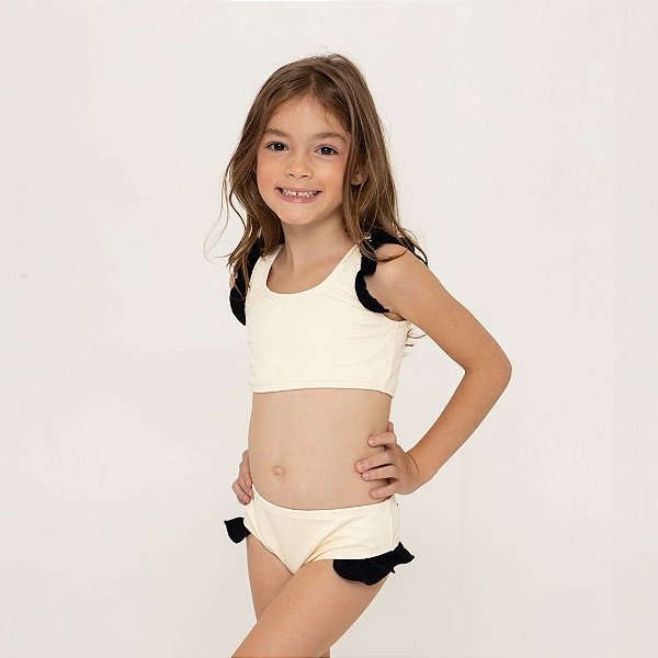 Biquíni Infantil Bicolor