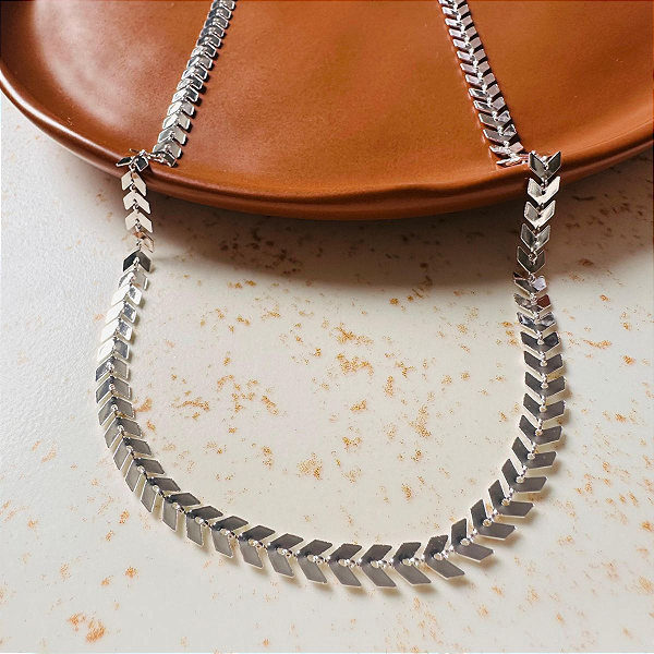 Colar Escamas - 45 cm