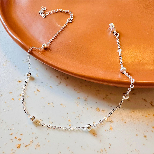 Tornozeleira Cadeadinhos Bolinhas