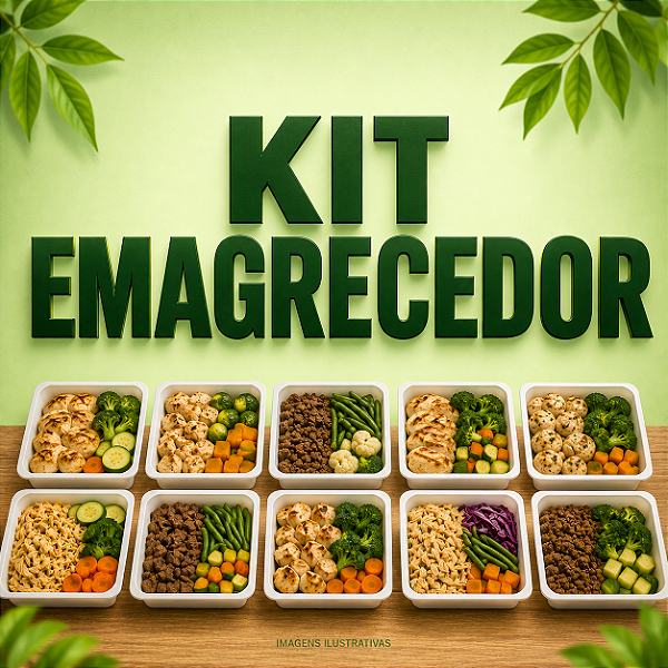 Kit Emagrecedor baixa caloria 10 unidades - 320g