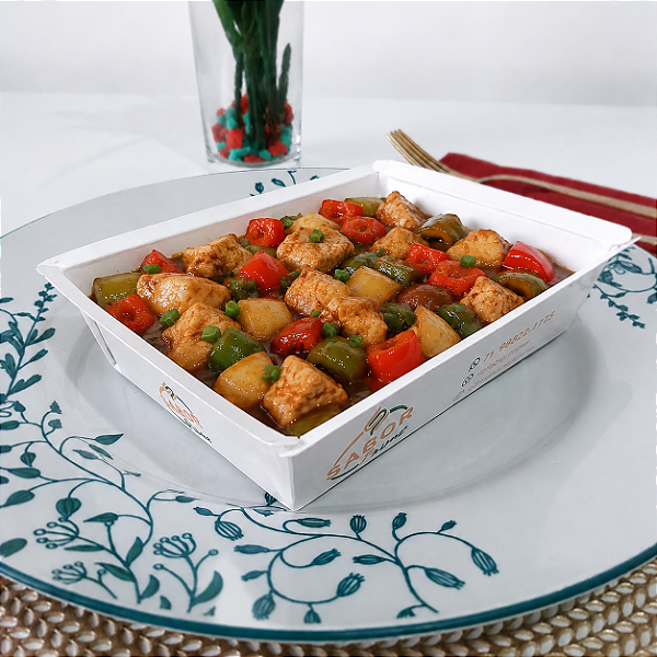 Frango xadrez - 300g