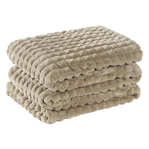 Cobertor Ultrasoft Queen 01 Peça Manta Flannel Grosso Aveludado Willow - Frapê