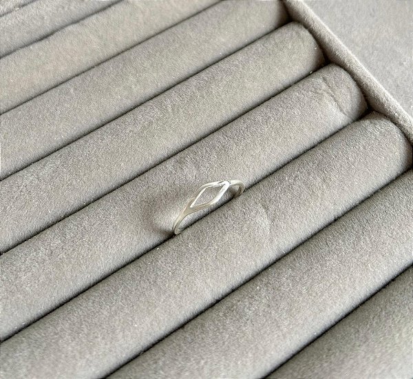 Anel em Prata Vazado