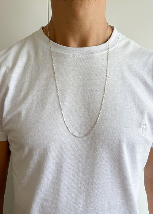 Corrente em Prata 925 Elo Cadeado