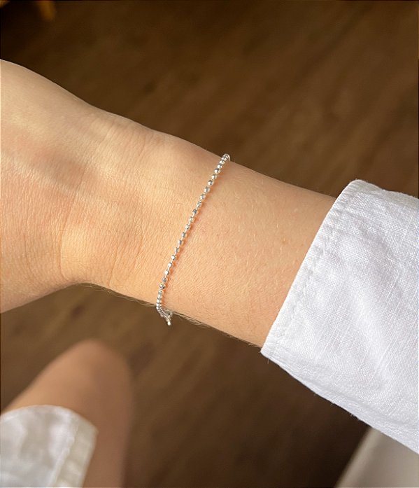 Pulseira em prata Manu