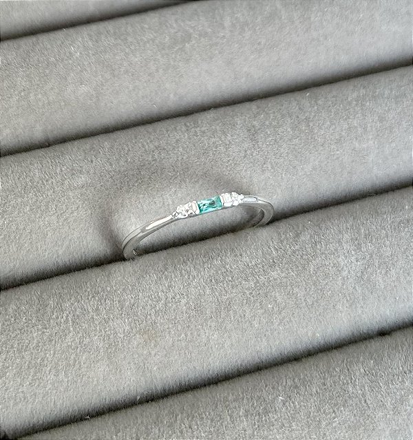 Anel em Prata Pedra Turmalina