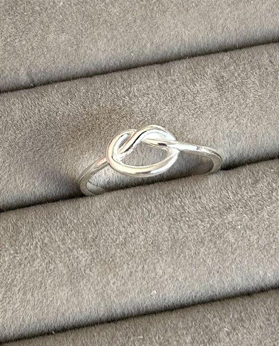 Anel em Prata Nó