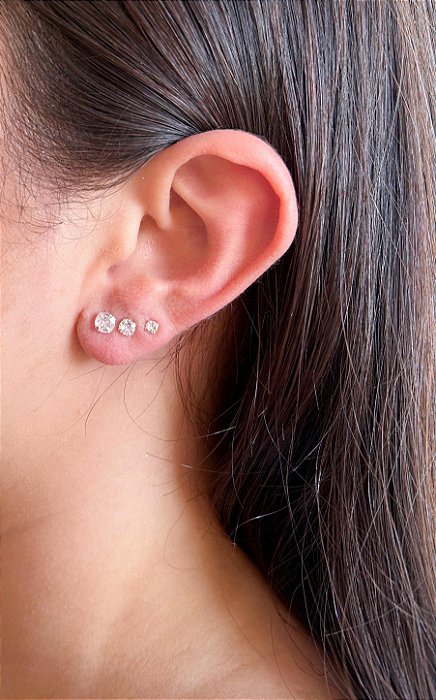 Trio em Prata Ponto de Luz