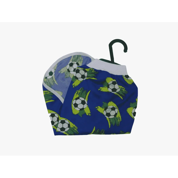 Roupinha Do Brasil Para Cães e Gatos Azul Branca Bola Nº 06