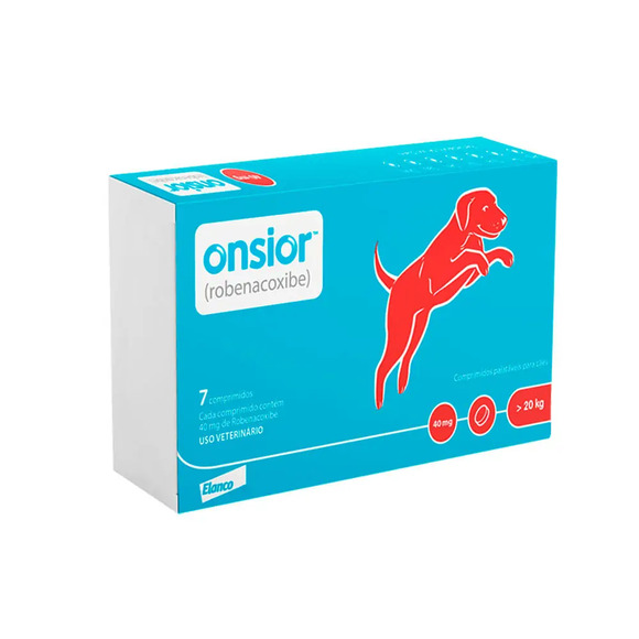 Onsior 40mg Anti-inflamatório para Cães 7 comprimidos