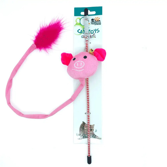 Brinquedo Varetinha Porquinho Pelúcia Rosa Savana Único