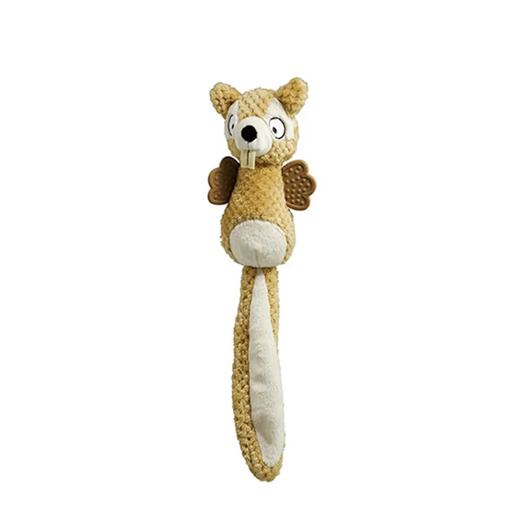 Brinquedo Pelúcia Mordedor Esquilo Savana Único