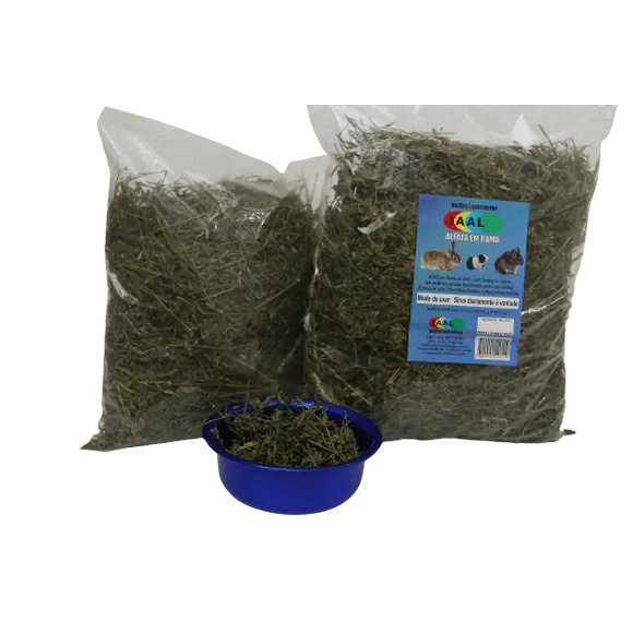 Alfafa Em Rama Para Roedores Jaal 600 g