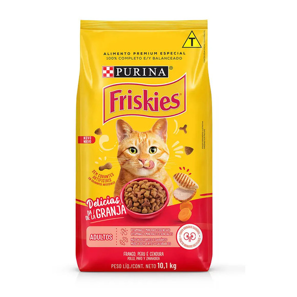 Rc Friskies Cat Delicias Fazenda 10,1kg