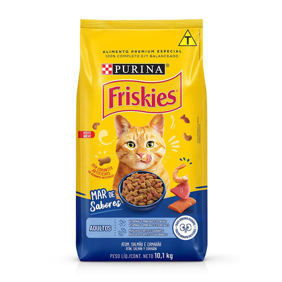 Rc Friskies Cat Pedm Peixe/fr Mar 10,1kg