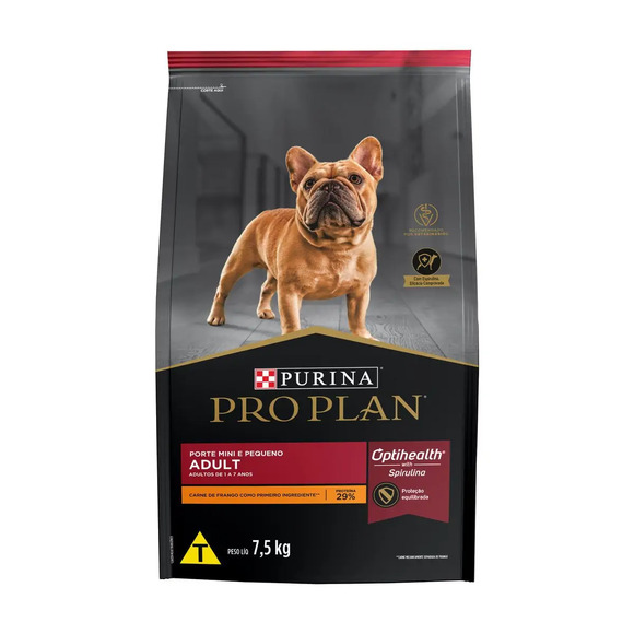 Ração Pro Plan Cães Adultos Raças Pequenas 7,5 kg