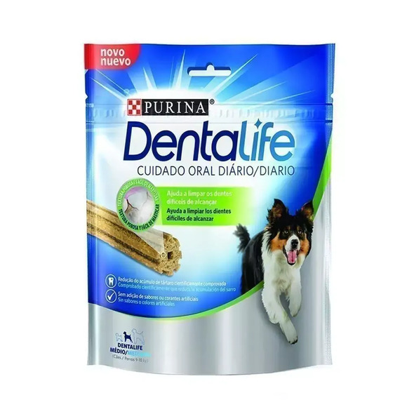 Petisco DentaLife Cães Adultos Médios 7 unidades