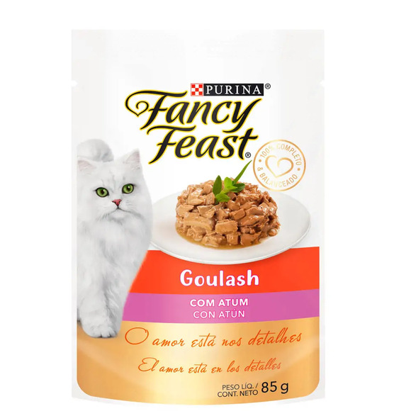 Ração Úmida Fancy Feast Goulash Atum 85 g