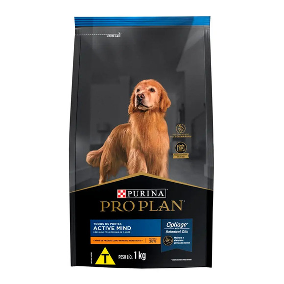 Ração Pro Plan Cães Adultos 7+ Complete 1 kg