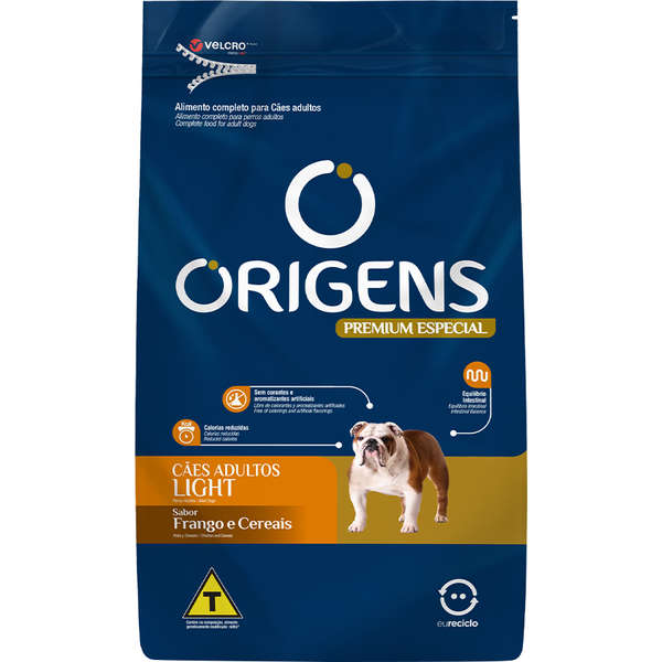 Origens Cao Light Fran/Cer 10,1 Kg