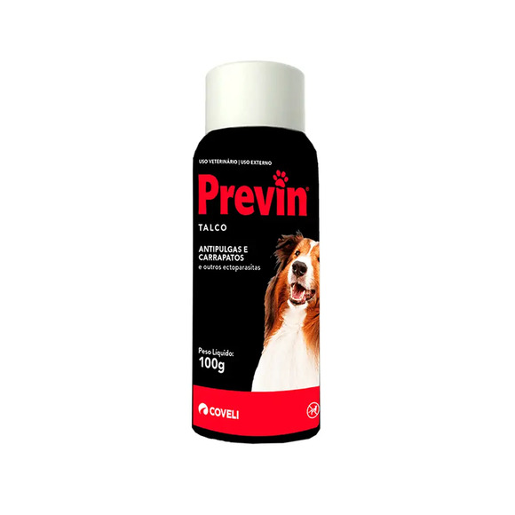 Talco Previn Antipulgas e Carrapatos Coveli 100 g