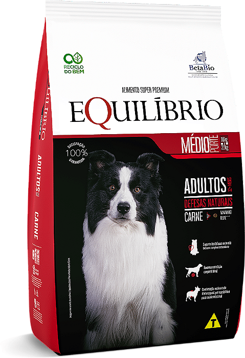 Equilibrio Adulto All Breeds Carne 12 Kg