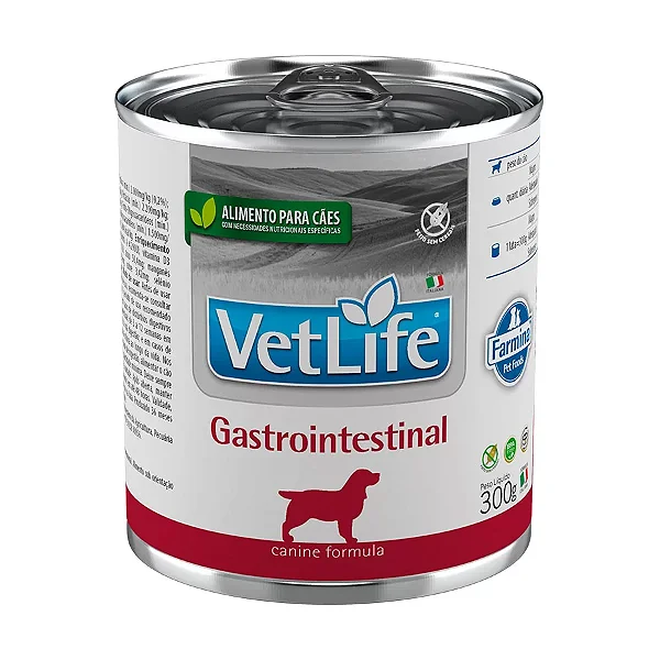 Vet Life Can Umido Wet Gastrointestinal 0,3 Kg