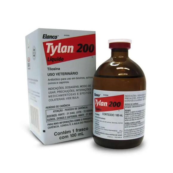 Tylan 200 Injetável 100Ml Único