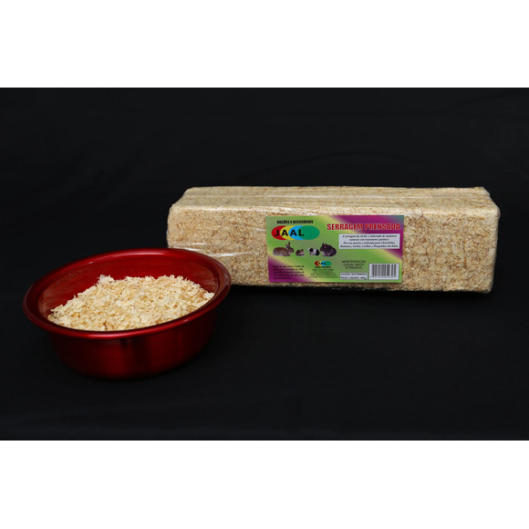 Serragem Prensada Para Roedores Jaal 800 g