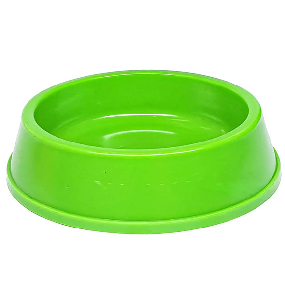 Comedouro Filhote 300 ml Neon Cachorro e Gato - Verde Neon