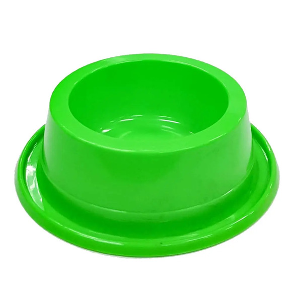 Comedouro Antiformiga 300 ml Neon Cães e Gatos - Verde Neon