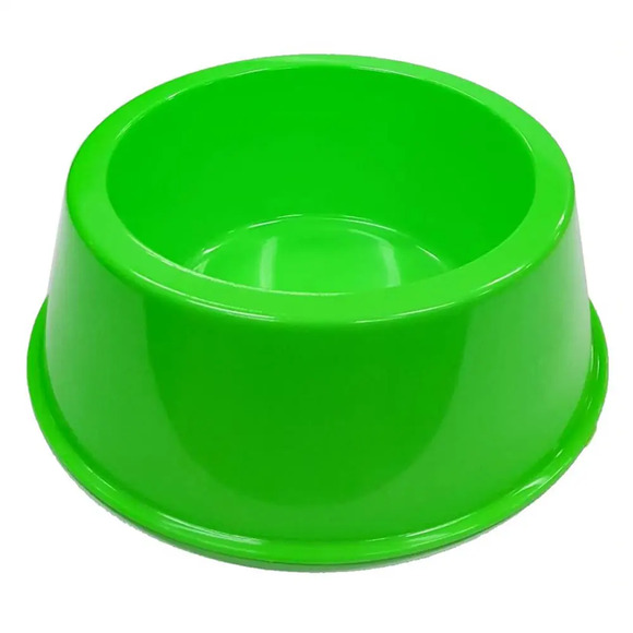 Comedouro Médio 1000 ml Neon Cachorro e Gato - Verde Neon