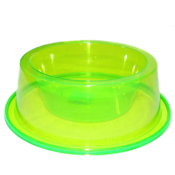 Comedouro Médio Antiformiga 1000 ml Glitter Cães  - Verde