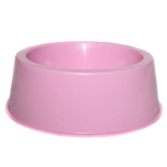 Comedouro Médio 1000 ml Clássica Gato e Cachorro - Rosa