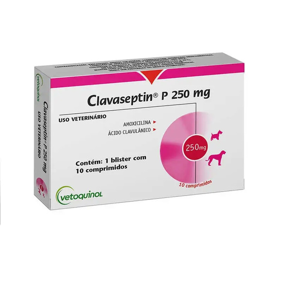 Clavaseptin P 10 comprimidos 250 mg