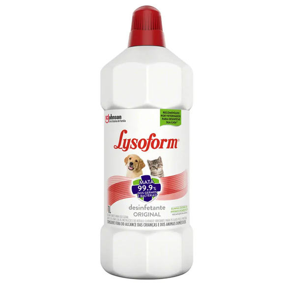 Desinfetante Lysoform Pets Original 1 L