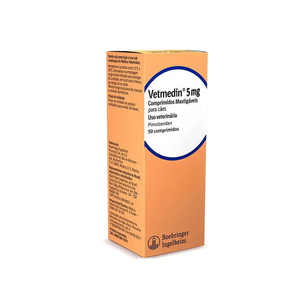Vetmedin Boehringer Ingelheim 50 comprimidos 5mg