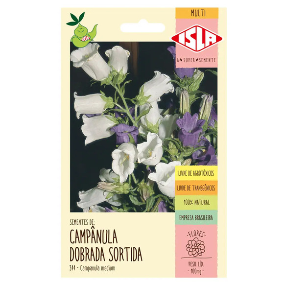 Semente Isla Campanula Dobrada Sortida Único