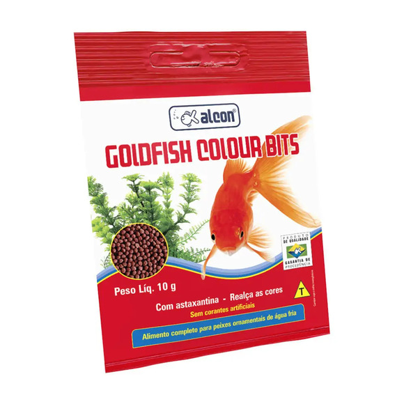 Ração Gold Fish Colour Bits Alcon 10g