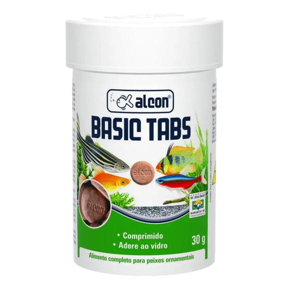 Ração para Peixes Basic Tabs Alcon 30 g