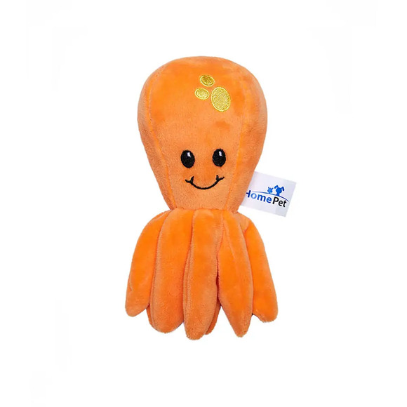 Brinquedo Pelúcia Polvo HomePet Laranja Único