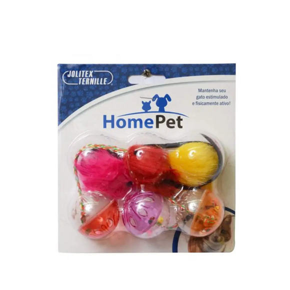 Kit Tril Bola Home Pet 3 unidades