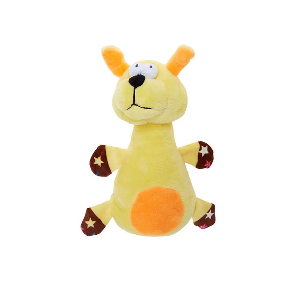 Brinquedo Pelúcia Cachorrinho Amarelo HomePet Único