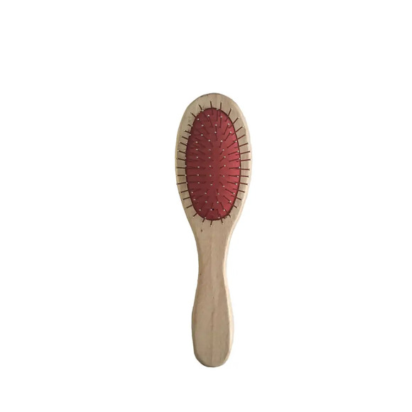 Escova de Madeira Cerdas Especiais Home Pet P