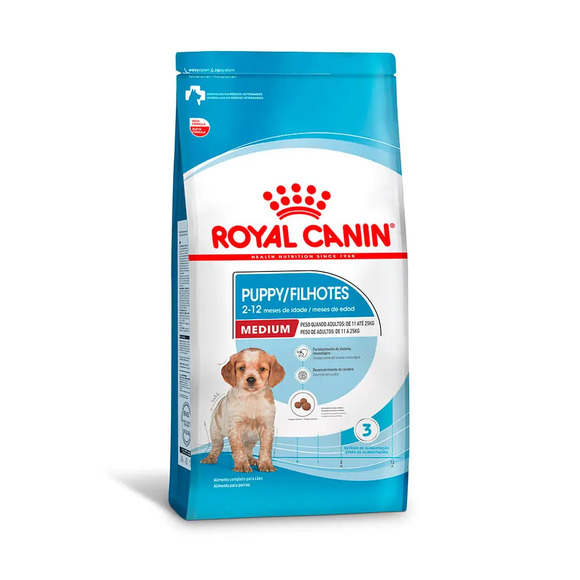 Ração Royal Canin Medium Puppy Cães Filhotes 15 kg
