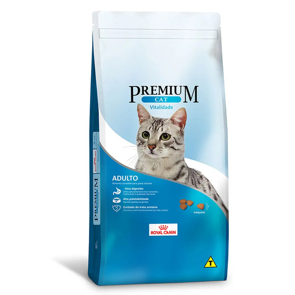 Ração Royal Canin Gatos Adultos Premium Cat Vitalidade 1 kg
