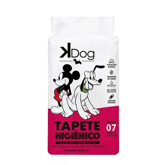 Tapete Higiênico Disney Kdog 7 unidades