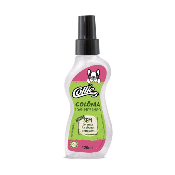 Colônia Collie Vegan Love Morango 120ml