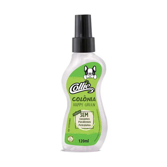 Colônia Happy Green Collie Vegan 120 ml